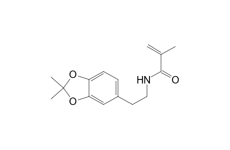 N-[2-(2,2-dimethyl-1,3-benzodioxol-5-yl)ethyl]-2-methyl-prop-2-enamide