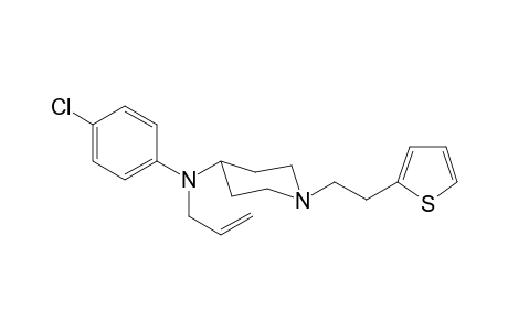 N-Allyl-N-(4-chlorophenyl)-1-[(2-thiophen-2-yl)ethyl]-piperidin-4-amine