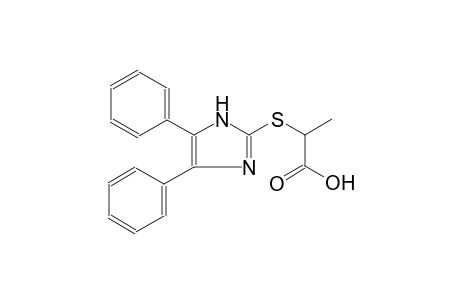 2-[(4,5-diphenyl-1H-imidazol-2-yl)sulfanyl]propanoic acid