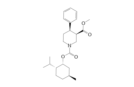 (3R,4R,1'S,2'R,5'S)-3-Methoxycarbonyl-4-phenylpiperidine-1-carboxylic acid menthyl ester