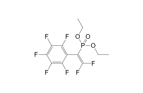 1-Pentafluorophenyl-2,2-difluoroethenyl Diethyl Phosphonate