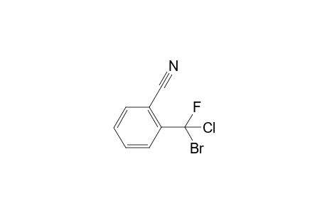 2-(bromochlorofluoromethyl)benzonitrile