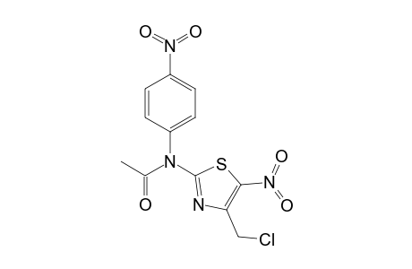 2-[(N-Acetyl)-p-nitroanilino]-4-(chloromethyl)-5-nitrothiazole