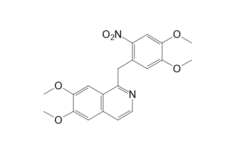 6,7-dimethoxy-1-(6-nitroveratryl)isoquinoline