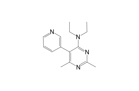 4-Diethylamino-2,6-dimethyl-5-(pyridin-3'-yl)-pyrimidine