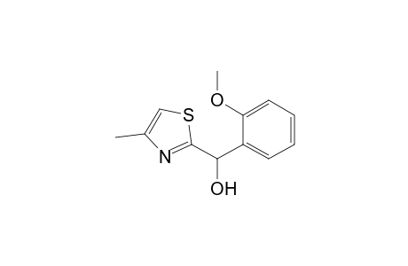 1-(4'-Methylthiazol-2'-yl)(2"-methoxyphenyl)-methanol