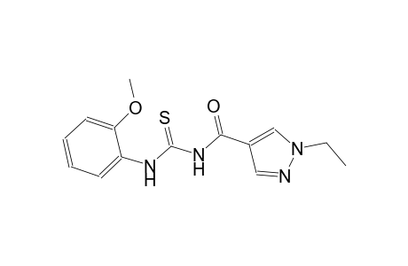 N-[(1-ethyl-1H-pyrazol-4-yl)carbonyl]-N'-(2-methoxyphenyl)thiourea
