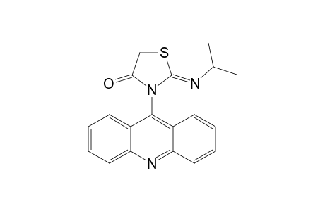 2-ISOPROPYLIMINO-3-(ACRIDIN-9'-YL)-1,3-THIAZOLIDIN-4-ONE