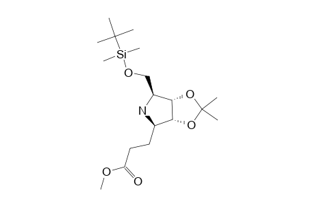 METHYL-3-[(3AS,4R,6S,6AR)-6-[(TERT.-BUTYLDIMETHYLSILYLOXY)-METHYL]-2,2-DIMETHYL-TETRAHYDRO-3AH-[1,3]-DIOXOLO-[4,5-C]-PYRROL-4-YL]-PROPANOATE