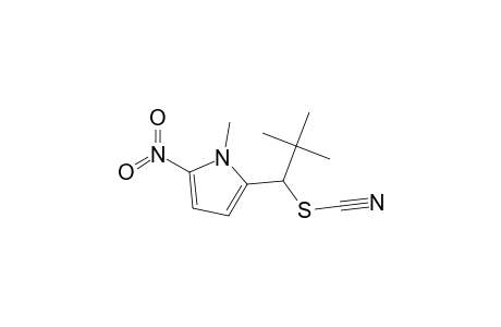 Thiocyanic acid, 2,2-dimethyl-1-(1-methyl-5-nitro-1H-pyrrol-2-yl)propyl ester