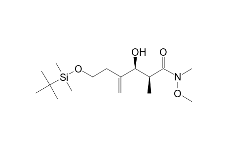 (2S,3S)-4-[2-[tert-butyl(dimethyl)silyl]oxyethyl]-3-hydroxy-N-methoxy-N,2-dimethyl-pent-4-enamide