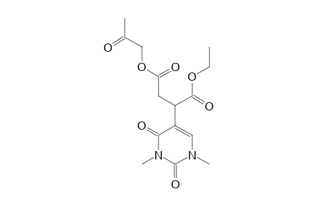 1-ETHYL-4-(2-OXO-PROPYL)-2-(1,2,3,4-TETRAHYDRO-1,3-DIMETHYL-2,4-DIOXOPYRIMIDIN-5-YL)-BUTANEDIOATE