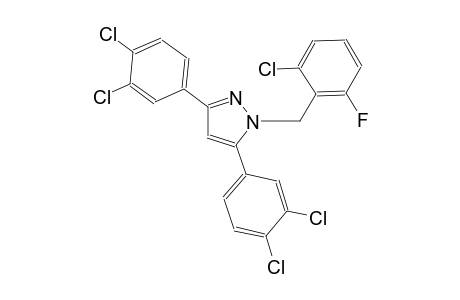 1-(2-chloro-6-fluorobenzyl)-3,5-bis(3,4-dichlorophenyl)-1H-pyrazole