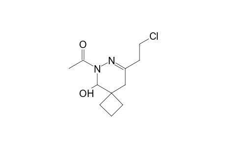 6-Acetyl-8-(2-chloroethyl)-6,7-diazaspiro[3.5]non-7-en-5-ol