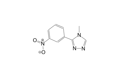 4-methyl-3-(3-nitrophenyl)-4H-1,2,4-triazole