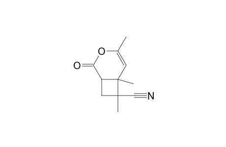 4,6,7-Trimethyl-2-oxo-3-oxabicyclo[4.2.0]oct-4-ene-7-carbonitrile