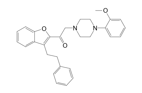 2-[4-(2-Methoxyphenyl)-1-piperazinyl]-1-[3-(2-phenylethyl)-2-benzofuryl]ethanone