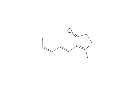 2-Cyclopenten-1-one, 3-methyl-2-(1,3-pentadienyl)-, (E,Z)-