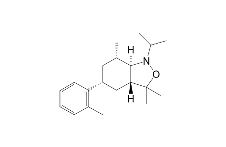 rac-(3aR,5R,7S,7aR)-1-isopropyl-3,3,7-trimethyl-5-(o-tolyl)octahydrobenzo[c]isoxazole