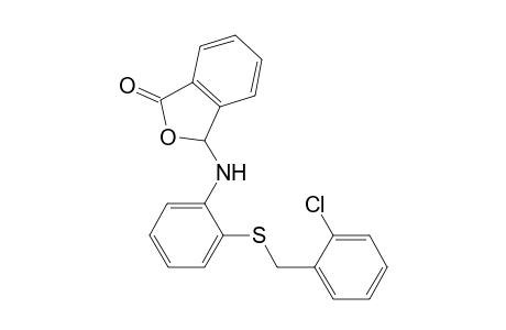 3-[2-(2-chloro-benzylsulfanyl)-phenylamino]-3H-isobenzofuran-1-one