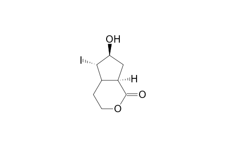 (1R*,5S*,7S*,8S*)-8-Hydroxy-7-iodo-3-oxabicyclo[4.3.0]nonan-2-one