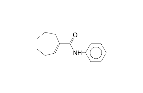 1-Cycloheptenecarboxamide, N-phenyl-
