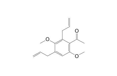 1-(2',4'-Diallyl-3',6'-dimethoxyphenyl)-1-ethanone