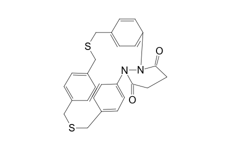 N,N'-succinyl-2,11-dithia-19,20-diaza-[3.3.2[(1,4)(1,4)(1,4)cyclophane