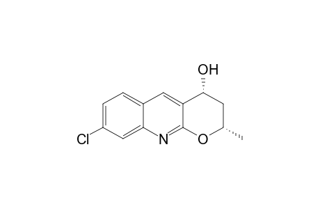 (cis)-4-Hydroxy-2-methyl-8-chloro-3,4-dihydro-2H-pyrano[2,3-b]quinoline