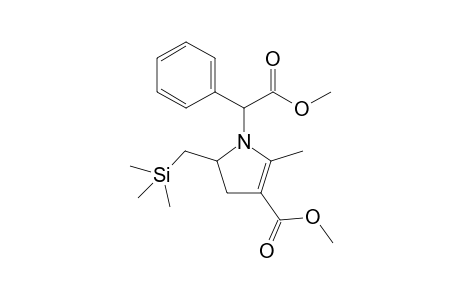 1-(2-keto-2-methoxy-1-phenyl-ethyl)-2-methyl-5-(trimethylsilylmethyl)-2-pyrroline-3-carboxylic acid methyl ester