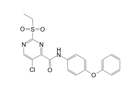 4-pyrimidinecarboxamide, 5-chloro-2-(ethylsulfonyl)-N-(4-phenoxyphenyl)-