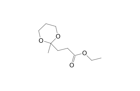 1,3-Dioxane-2-propanoic acid, 2-methyl-, ethyl ester