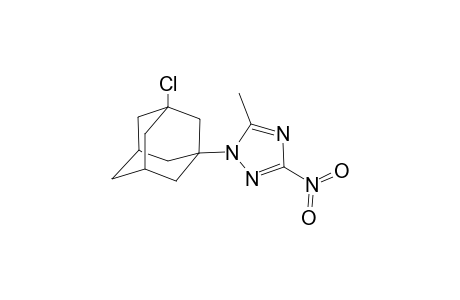 1H-[1,2,4]Triazole, 1-(3-chloroadamantan-1-yl)-5-methyl-3-nitro-