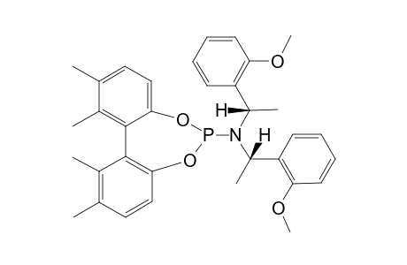 O,O'-(S)-(5,5',6,6'-TETRAMETHYL-BIPHENYL-2,2'-DIYL)-N,N-BIS-[(S)-1-(2-METHOXYPHENYL)-ETHYL]-PHOSPHORAMIDITE