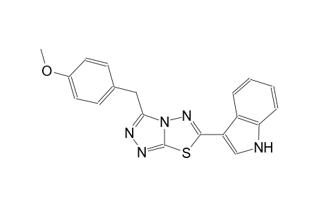 1H-indole, 3-[3-[(4-methoxyphenyl)methyl][1,2,4]triazolo[3,4-b][1,3,4]thiadiazol-6-yl]-