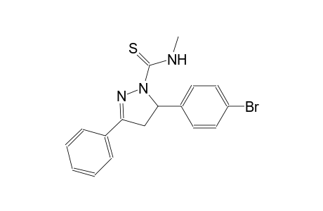 5-(4-bromophenyl)-N-methyl-3-phenyl-4,5-dihydro-1H-pyrazole-1-carbothioamide