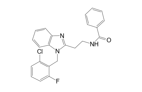 Benzamide, N-[2-[1-[(2-chloro-6-fluorophenyl)methyl]-1H-1,3-benzimidazol-2-yl]ethyl]-