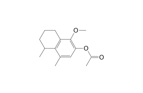 6-Acetoxy-5-methoxy-1,8-dimethyl-1,2,3,4-tetrahydronaphthalene
