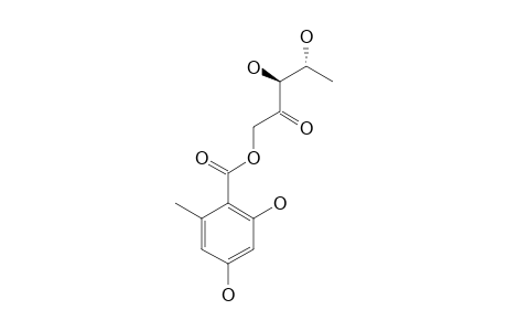 GLOBOSUMONE_C;2'-OXO-3'R,4'S-DIHYDROXYPENTYL_ORSELLINATE