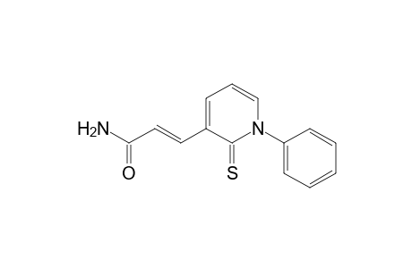 2-Propenamide, 3-(1,2-dihydro-1-phenyl-2-thioxo-3-pyridinyl)-, (E)-