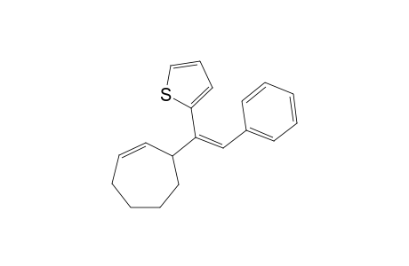2-(1-((Z)-Cyclohept-2-enyl)-2-phenylvinyl)thiophene