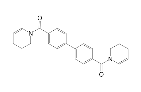 3,4-Dihydro-2H-pyridin-1-yl-[4-[4-(3,4-dihydro-2H-pyridin-1-ylcarbonyl)phenyl]phenyl]methanone