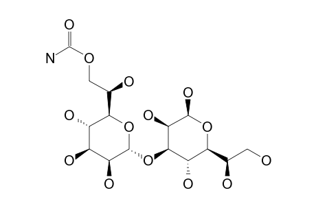 7-O-CARBAMOYL-L-GLYCERO-ALPHA-D-MANNO-HEPTOPYRANOSYL-(1->3)-L-GLYCERO-BETA-D-MANNO-HEPTOPYRANOSE