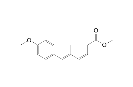 (3Z,5E)-6-(4-methoxyphenyl)-5-methyl-hexa-3,5-dienoic acid methyl ester