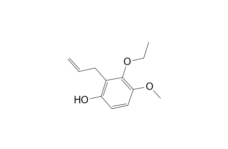 2-Allyl-3-ethoxy-4-methoxyphenol