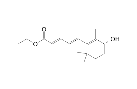 2,4-Pentadienoic acid, 5-(3-hydroxy-2,6,6-trimethyl-1-cyclohexen-1-yl)-3-methyl-, ethyl ester, [R-(E,E)]-