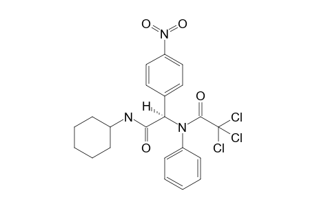 2,2,2-Trichloro-N-[(R)-cyclohexylcarbamoyl-(4-nitro-phenyl)-methyl]-N-phenyl-acetamide