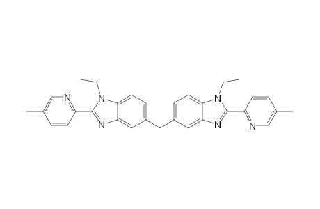 bis[1-Ethyl-2-(5'-methylpyridin-2'-yl)benzimidazol-5-yl]-methane