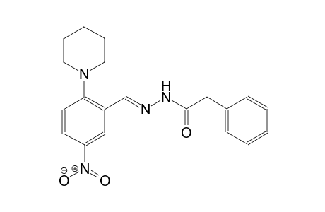 N'-{(E)-[5-nitro-2-(1-piperidinyl)phenyl]methylidene}-2-phenylacetohydrazide