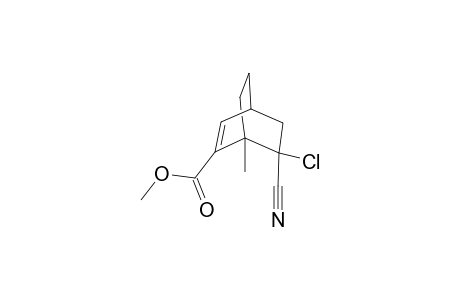 6-Chloro-6-cyano-1-methylbicyclo[2.2.2]oct-2-ene-2-carboxylic acid methyl ester